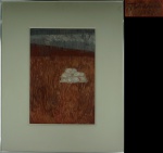 ENRICO BIANCO. "Carneiros", óleo s/tela, 52 x 70 cm. Emoldurado, 109 x 86 cm.