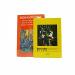 Dois livros . Exemplares da obra de Benjamim Silva: "Memórias e novas percepções" e "Uma década de pintura". Ilustrado. ( no estado)