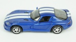 Maisto Dodge Viper GTS, 1/39, 1998. Acondicionado em caixa de acrílico.