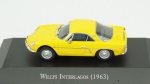 Willys Interlagos, 1963. Acondicionado em caixa de acrílico.