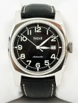Relógio Natan Automatic,caixa em aço 40mm, pulseira de couro preto, em perfeito estado.