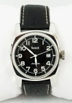 Relógio Natan Automatic, caixa em aço 40mm, pulseira de couro preto, em perfeito estado.