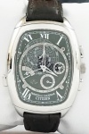 Relógio Citizen Campanola 201 nº 209 , perpetual calendar, caixa em aço 40x50 cm, pulseira de couro preto, em perfeito estado.