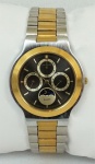 Relógio Technos TEC965 , caixa 36mm e pulseira em aço com detalhes em dourado, em perfeito estado.