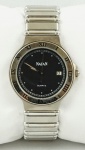 Relógio Natan MD - 730M, caixa 35mm e pulseira em aço, máquina sem funcionamento.