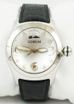 Relógio Corum 848531, 163.150.20, caixa em aço 45mm, pulseira de couro preto, em perfeito estado.