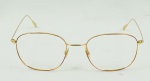 Armação de óculos italiano , finíssimo , plaqueado a ouro.