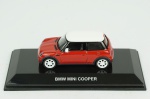 BMW Mini Cooper. Acondicionado em caixa de acrílico.Comprimento 6 cm.