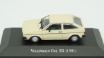 Volkswagen Gol, BX, 1981. Acondicionado em caixa de acrílico..Comprimento 9 cm.