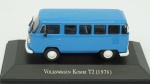 Volkswagen Kombi T2, 1976. Acondicionado em caixa de acrílico..Comprimento 10 cm.