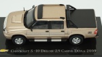 Chevrolet Pick UpS-10 Deluxe 2.5 Cabine Dupla, 2009. Acondicionado em caixa de acrílico.Comprimento 12 cm.