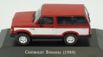 Chevrolet Bonanza, 1989. Acondicionado em caixa de acrílico.Comprimento 10 cm.