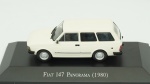 Fiat 147 Panorama, 1980. Acondicionado em caixa de acrílico.Comprimento 10 cm.