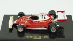 Ferrari 312T, 1975, Niki Lauda. Acondicionado em caixa de acrílico.Comprimento 10 cm.