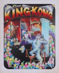 DANIEL AZULAY - " King Kong"  Desenho original p/ Revista Manchete nº 1317, pág 162, de 2/8/1982, bico de pena. Preço de avaliação R$ 500,00