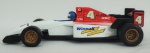 Miniatura carrinho corrida, Welly Metal Car Formula 1 Racer White, medida 11 x 5 cm, acompanha caixa de plástico medida 5 x 14,5 x 9 cm.