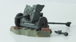 Miniatura - Canhão anti-carro 37 mm, medida total 12 x 8 cm, acompanha caixa de acrílico medida 7,5 x 14,5 x 8 cm.
