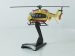 Miniatura helicóptero - Eurocopter EC 145, escala 1:90, acompanha caixa de acrílico medida 6,5 x 16 x 12 cm.