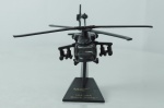 Miniatura helicóptero - UH-60A Black Hawk, escala 1:90, acompanha caixa de acrílico medida 10 x 14 x 13 cm.