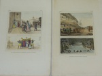 Duas gravuras de Debret , coloridas, medindo 54 x 35 cm cada. Sem moldura.( no estado).