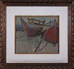 PANCETTI , José - " Marinha" óleo s/ tela medindo 38 x 46 cm, assinado no CID e verso datado de 1937