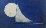 Paulo Melo - "Marinha", óleo sobre madeira, assinado c.i.d. Medidas tela 21 x 33 cm, moldura 38 x 50 cm. OBS: RETIRADA NO LOCAL AV ATLANTICA