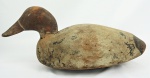 Pato Decoy - canadense, isca de caça, original de época, med. 15 x 29 cm