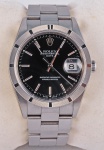 Relógio Rolex, modelo 15210 Date, n/s Y680769, movimento automático, caixa 34mm e pulseira em aço, certificado emitido pela LAG nº 20190710043139.