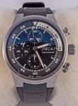 Relógio IWC Schaffhausen Aquatimer, caixa em aço 42mm, pulseira de borracha, em perfeito estado, possui estojo e certificado.
