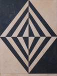 MAURICIO NOGUEIRA LIMA."Estudo II", guache s/cartão , 68 x 51 cm. Assinado cid, datado 1962. (10668).