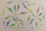 DECIO VIEIRA. "Composição", pastel s/papel, 61 x 89 cm. Assinado cid. (quebrado). (05808).