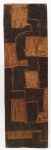 TALLER TORRES GARCIA- Escultura em madeira, sem assinatura, medindo 51x15 cm
