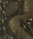 FERNANDO TAVARES. Gravura, chapa de metal, assinado e datado 1973 no CID, medindo 30 x 25 cm. Emoldurado com vidro, medindo 54 x 37 cm.