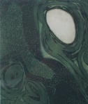 FERNANDO TAVARES. Gravura s/ metal, assinado e datado 1973 no CID, medindo 30 x 25 cm. Emoldurado com vidro, medindo 54 x 37 cm.