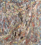 JORGE BARATA - "Lama", óleo e colagem sobre tela em alto relevo, assinado no verso e datado 2004. Medida 111x108 cm