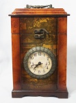 Relógio de mesa/caixa de jóia, moderno e decorativo, máquina não testada, med: