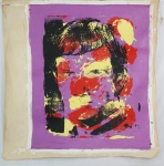 AUGUSTO HERKENHOFF. "Roberto Carlos", óleo s/ tela, sem assinatura, medindo 115 x 103 cm s/ moldura.