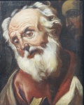RIBERA (JOSEPH)  E.C. E S.R.  Século XVIII. óleo s/tela, 42 x 34 cm. Emoldurado, 70 x 62 cm.
