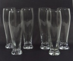 Conjunto em cristal translucido composto por 6 (seis) tulipas para cerveja. Medida: 23cm de altura.