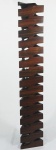 TENREIRO, Joaquim- Escultura em jacarandá, dita " Torre" medindo 90 cm de altura e 15x15x15 cm