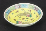 Pequeno bowl em porcelana chinesa policromado. 10cm de diâmetro.