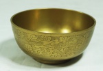 6 Pequeno bowls chinês em bronze cinzelado. Medida: 5cm  de diâmetro