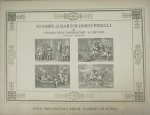 Álbum de Bartolomeu Pineli, contém 12 (doze) reproduções da história dos imperadores italianos, editora C. Mezzana. Medida: 27x34cm.