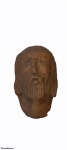 SEVERINA BATISTA. "Rosto de Cristo", peça em cerâmica medindo 12 x 7,5 x 5 cm. Assinada.