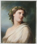 ZUBER BUHLER. "Figura Romana", óleo s/tela 55 x 46 cm. Assinado no CID. No verso carimbo da Galeria Jorge - RJ. Sem moldura.