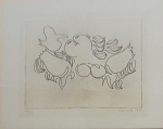 Milton da Costa (1915 - 1988) - "Vênus e Pássaros", gravura, tiragem 89/100, assinado e datado 1964 no CID. Medidas: sem moldura 21 cm x 25 cm, com moldura 37 cm x 41 cm. RETIRADA EM COPACABANA COM AGENDAMENTO.