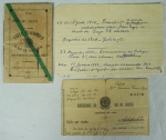 Documento de Adelina Doyle Maia : Caderneta da Caixa Econômica do Rio de Janeiro de 2 -07-1936 e recibo de pagamento da recebedoria do Rio de Janeiro, exercício de 1906.