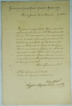 Documento examinadora do Externato Imperial Colégio Pedro II em 1886.