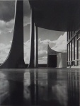 Fotografia. "Capela do Palácio da Alvorada - Brasília", fotógrafo MILAN, datado Junho 1959, pb , 25 x 20 cm.