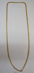 Cordão em ouro amarelo 18k, medindo  aproximadamente 60 cm, peso 7.13 g